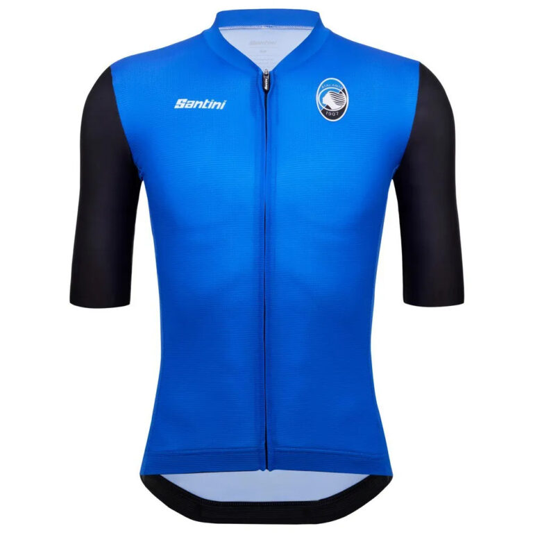 Santini Atalanta Short Sleeve Jersey M Blue / Black - 2XL Blue / Black