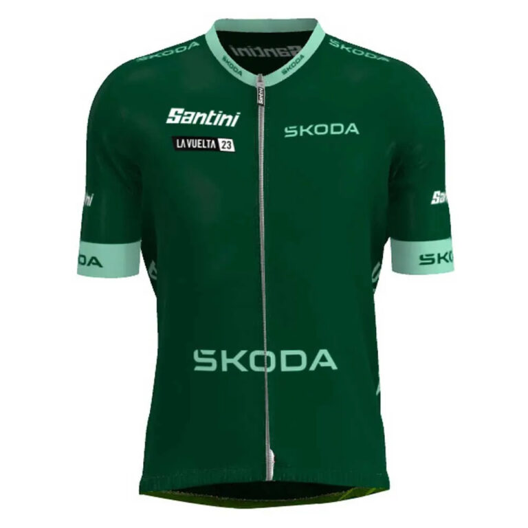 Santini Best Sprinter La Vuelta Official Short Sleeve Jersey XS Green