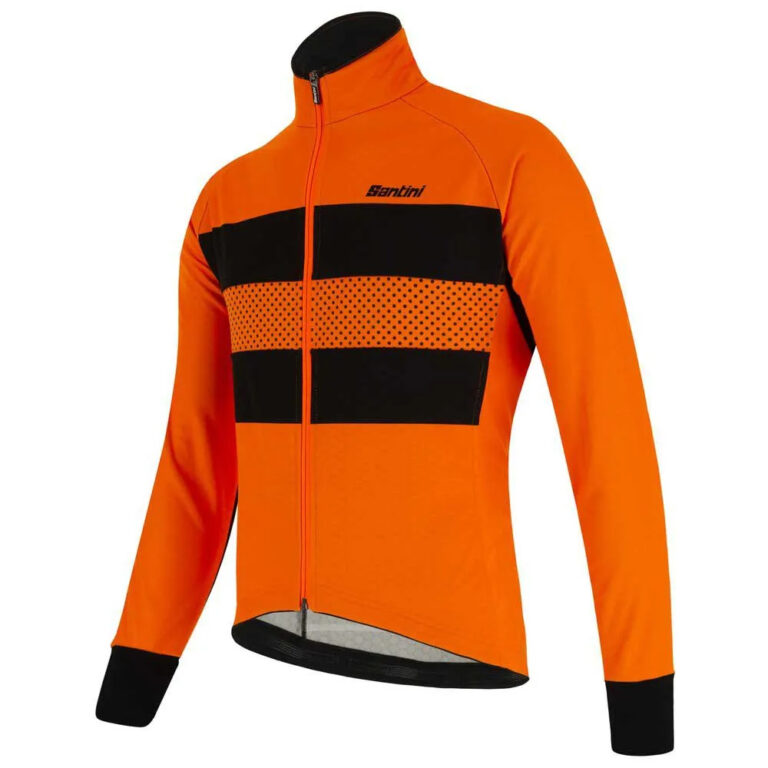 Santini Color Bengal Jacket XS Flashy Orange - 2XL Flashy Orange - Image 3