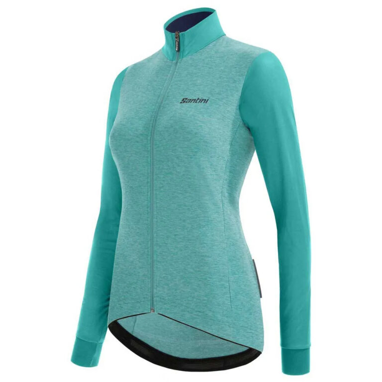 Santini Colore Puro Long Sleeve Jersey 2XS Water - Image 3