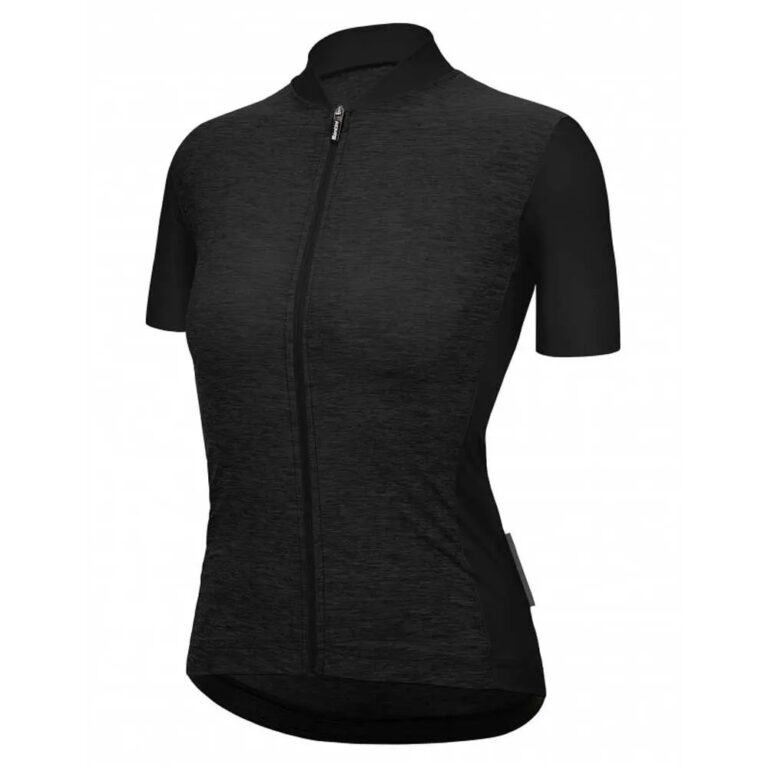 Santini Colore Puro Short Sleeve Jersey 2XS Black - 2XL Black - Image 3