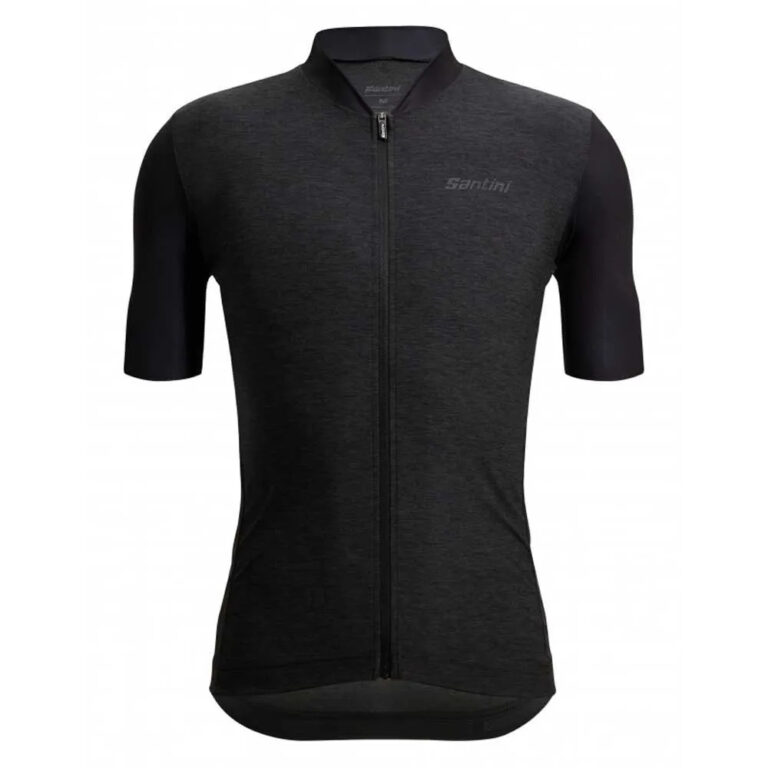 Santini Colore Puro Short Sleeve Jersey XS Black - 3XL Black