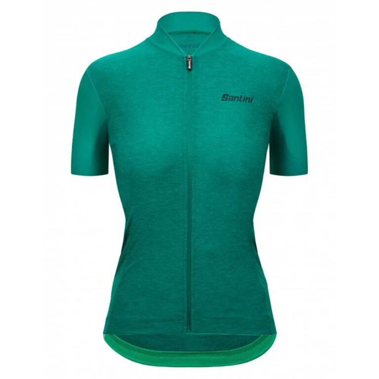 Santini Colore Puro Short Sleeve Jersey 2XS Green - 2XL Green