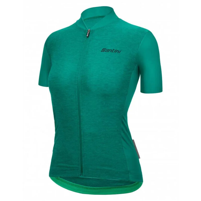 Santini Colore Puro Short Sleeve Jersey 2XS Green - 2XL Green - Image 3