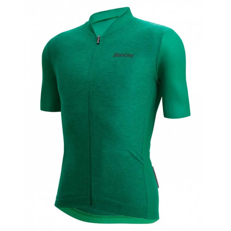 Santini Colore Puro Short Sleeve Jersey XS Green - 5XL Green - Image 3