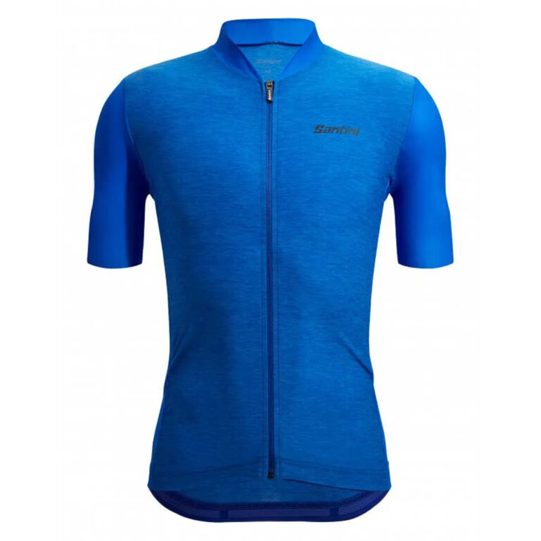 Santini Colore Puro Short Sleeve Jersey S Royal - M Royal