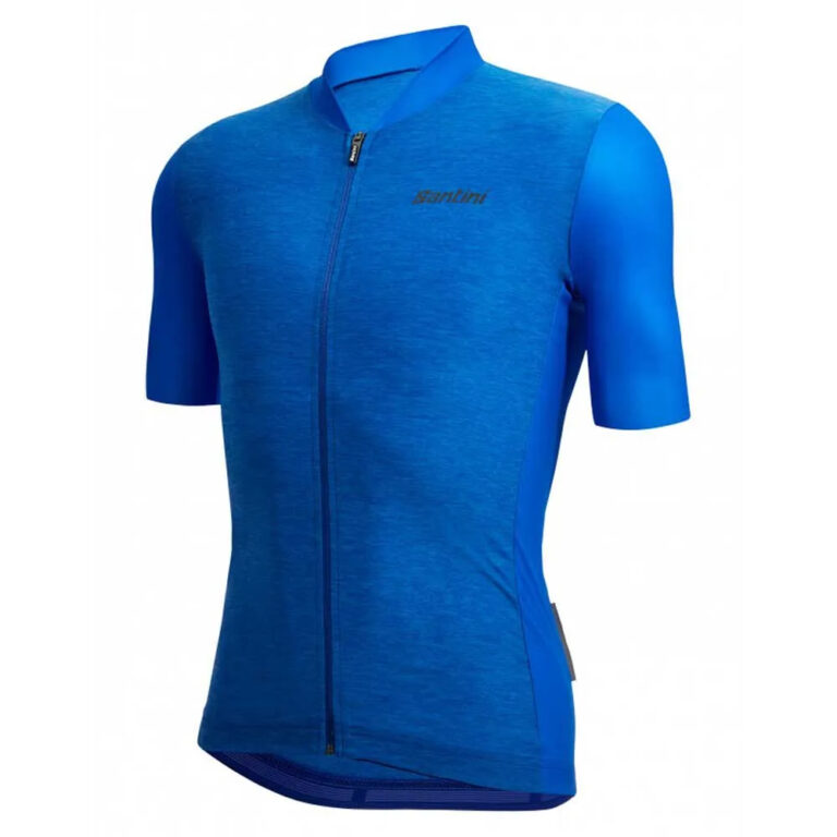 Santini Colore Puro Short Sleeve Jersey S Royal - M Royal - Image 3