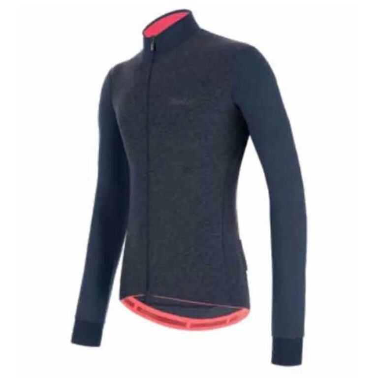 Santini Colore Puro Thermal Long Sleeve Jersey M Nautica - 4XL Nautica - Image 3