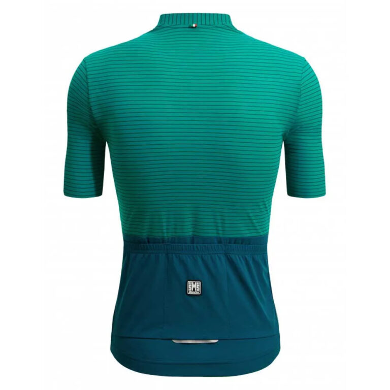 Santini Colore Riga Short Sleeve Jersey XS Green - 5XL Green - Image 2