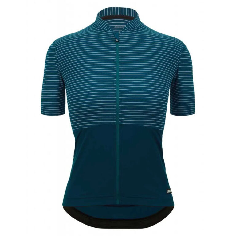 Santini Colore Riga Short Sleeve Jersey 2XS Teal - 2XL Teal