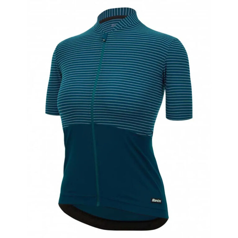 Santini Colore Riga Short Sleeve Jersey 2XS Teal - 2XL Teal - Image 3