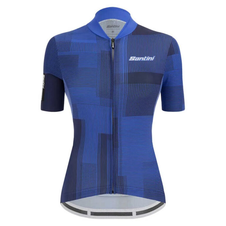 Santini Delta Kinetic Short Sleeve Jersey XS Blue - 2XL Blue