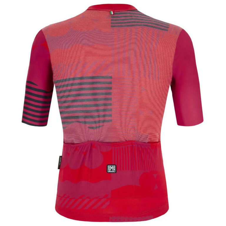 Santini Delta Optic Short Sleeve Jersey XS Red - S Red - Image 2