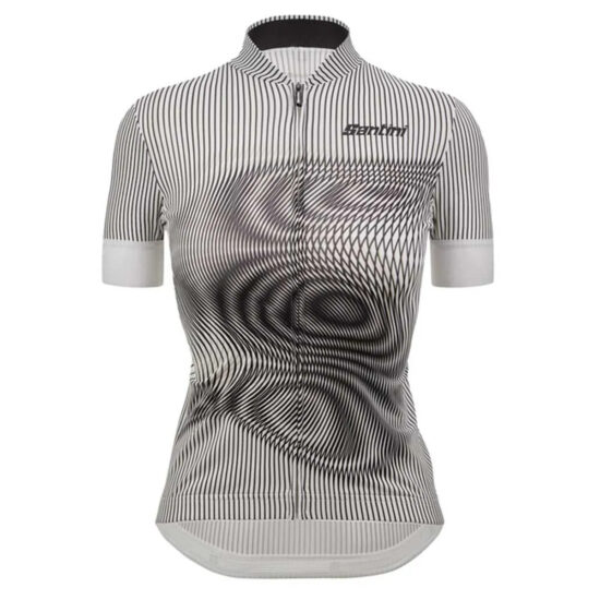 Santini Delta Vortex Short Sleeve Jersey L Black - 2XL Black