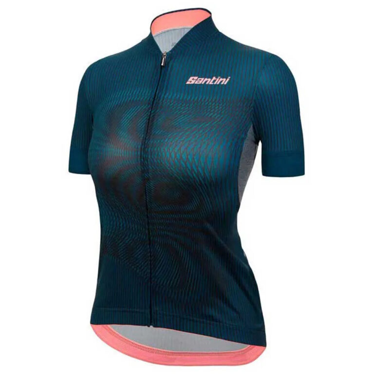 Santini Delta Vortex Short Sleeve Jersey 2XS Teal - Image 3