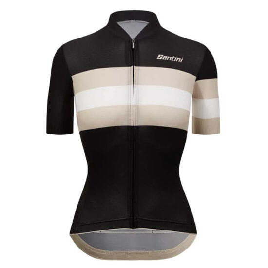 Santini Eco Sleek Bengal Short Sleeve Jersey XL Black - 2XL Black