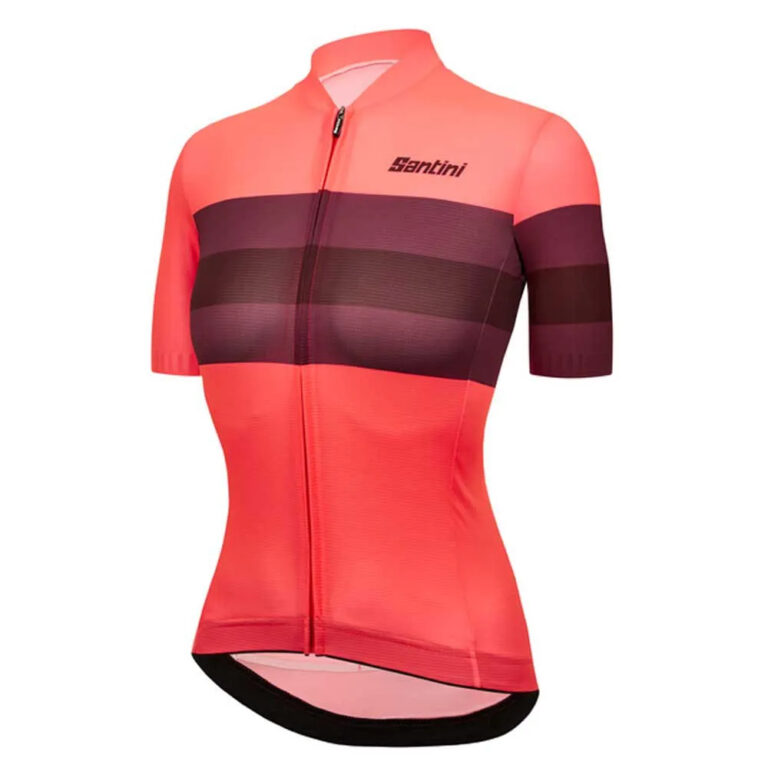 Santini Eco Sleek Bengal Short Sleeve Jersey 2XS Grenadine - 2XL Grenadine