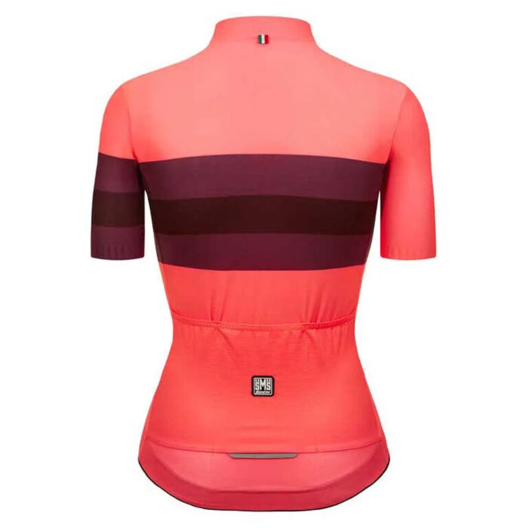 Santini Eco Sleek Bengal Short Sleeve Jersey 2XS Grenadine - 2XL Grenadine - Image 2