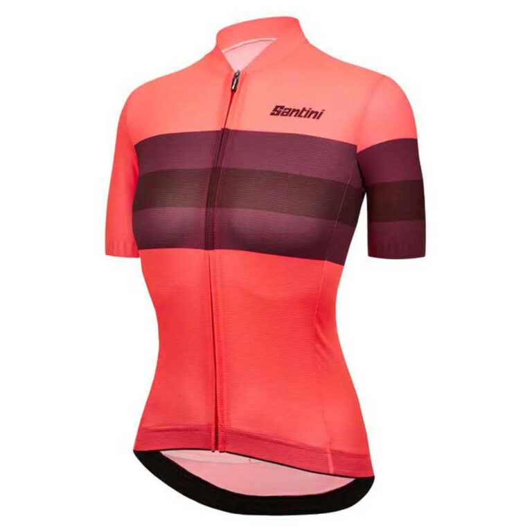 Santini Eco Sleek Bengal Short Sleeve Jersey 2XS Grenadine - 2XL Grenadine - Image 3