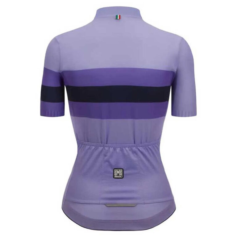 Santini Eco Sleek Bengal Short Sleeve Jersey 2XL Lilac - Image 2