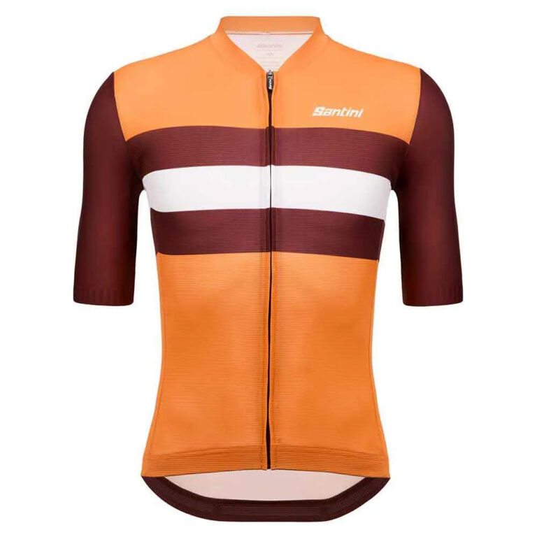 Santini Eco Sleek Bengal Short Sleeve Jersey XS Orange - 4XL Orange