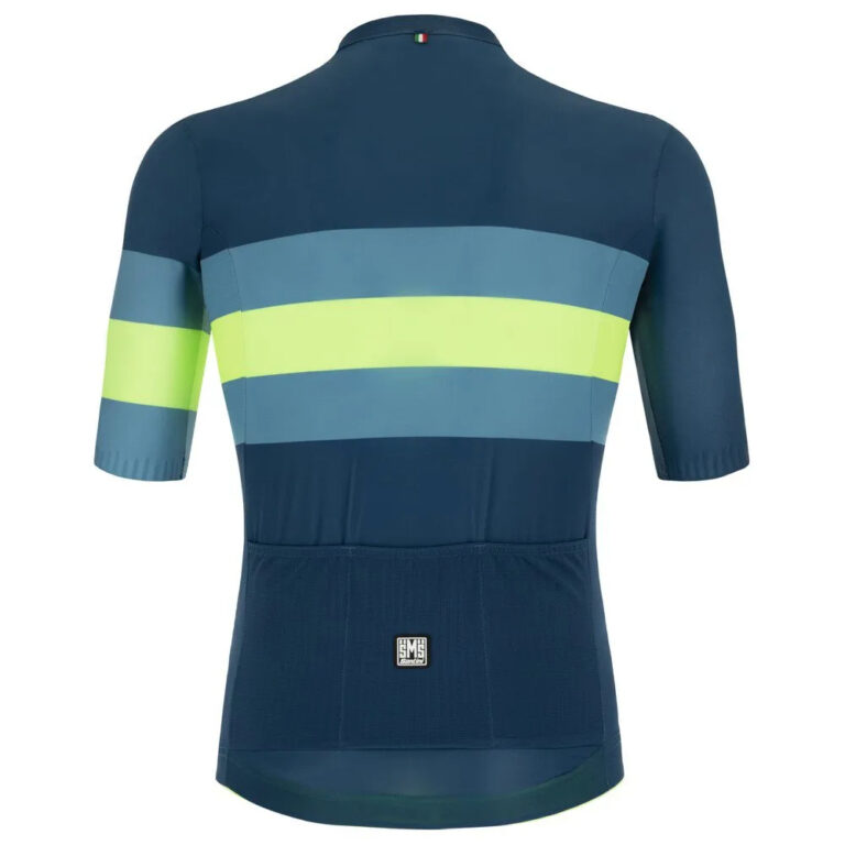 Santini Ecosleek Bengal Short Sleeve Jersey XS Fluo Green - S Fluo Green - Image 2