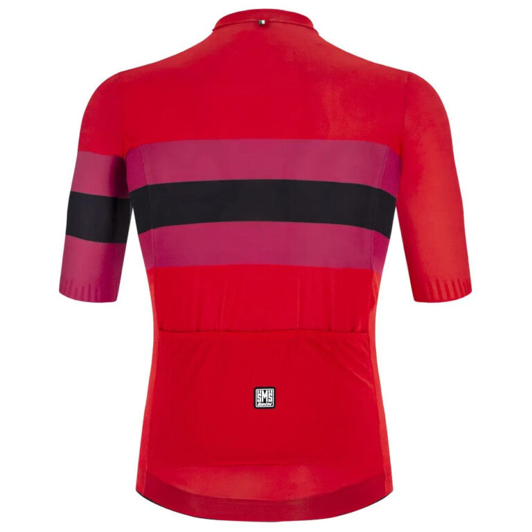 Santini Ecosleek Bengal Short Sleeve Jersey XS Red - S Red - Image 2