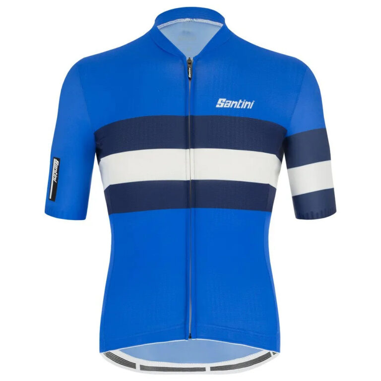 Santini Ecosleek Bengal Short Sleeve Jersey XS Royal Blue