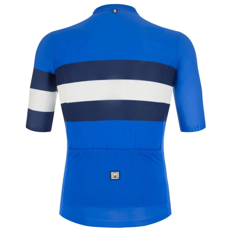 Santini Ecosleek Bengal Short Sleeve Jersey XS Royal Blue - Image 2