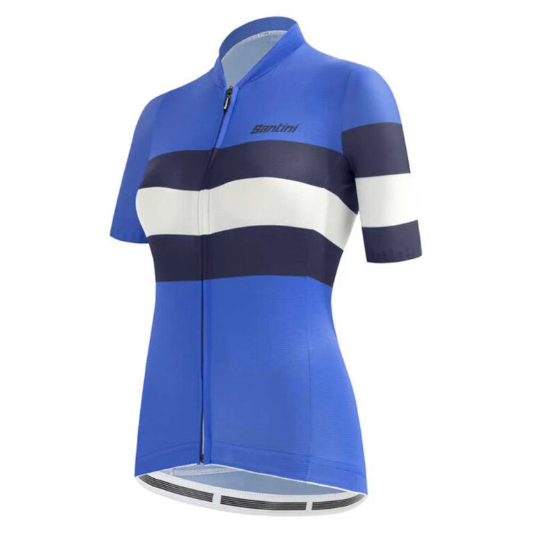 Santini Ecosleek Bengal Short Sleeve Jersey XL Blue - 2XL Blue - Image 3