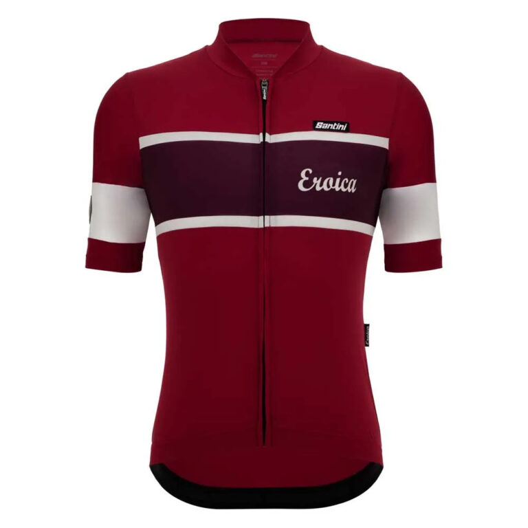 Santini Eroica Short Sleeve Jersey XS Bordeaux - M Bordeaux