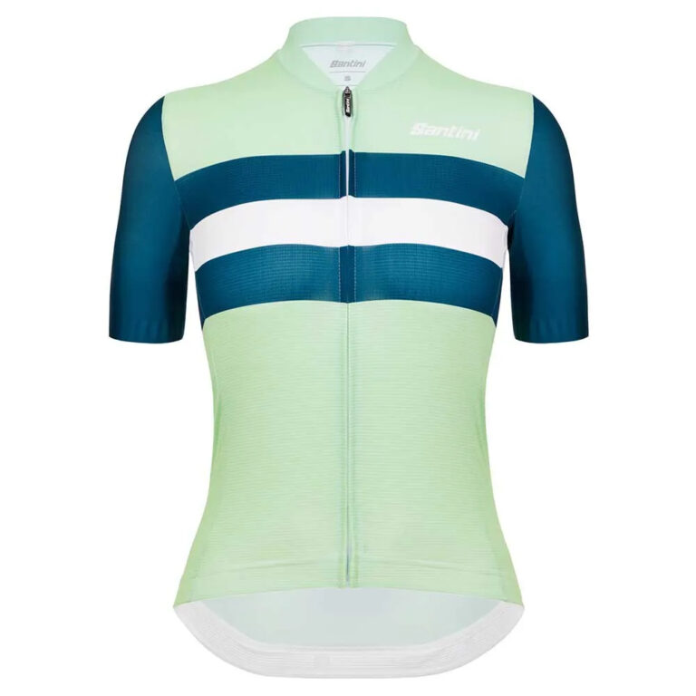 Santini Eslk Bengal Short Sleeve Jersey 2XS Green - 2XL Green