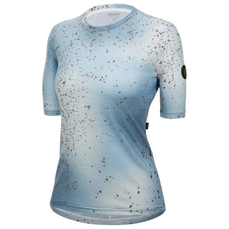 Santini Fango Delta Short Sleeve T-shirt XS Sky Blue - 3XL Sky Blue - Image 3