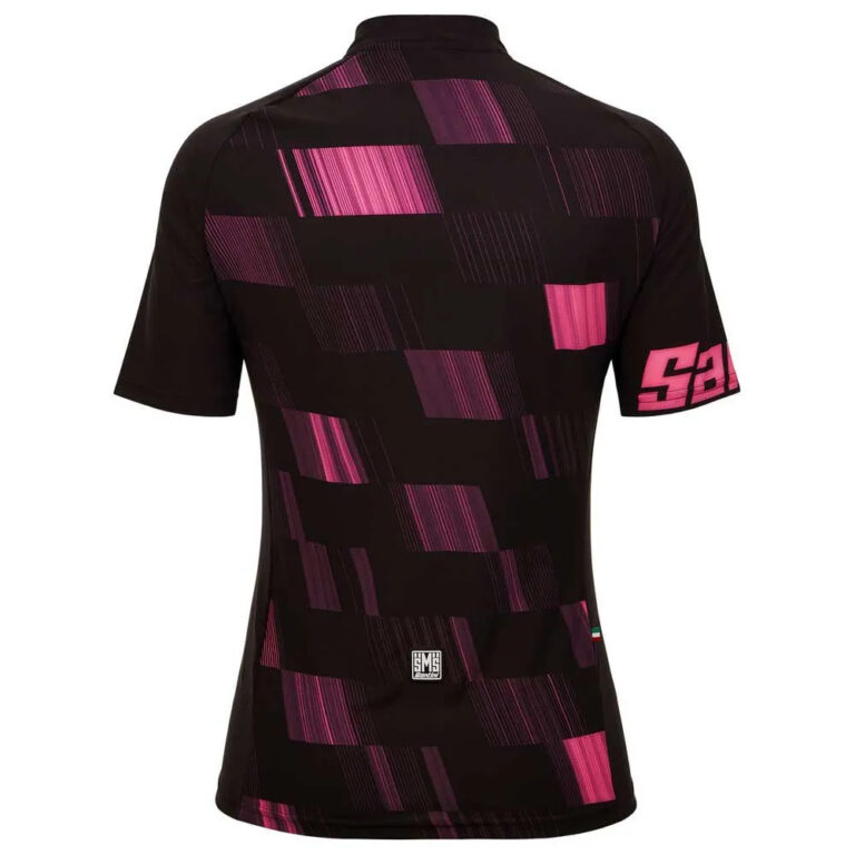 Santini Fibra Short Sleeve Enduro Jersey XS Black - XL Black - Image 2