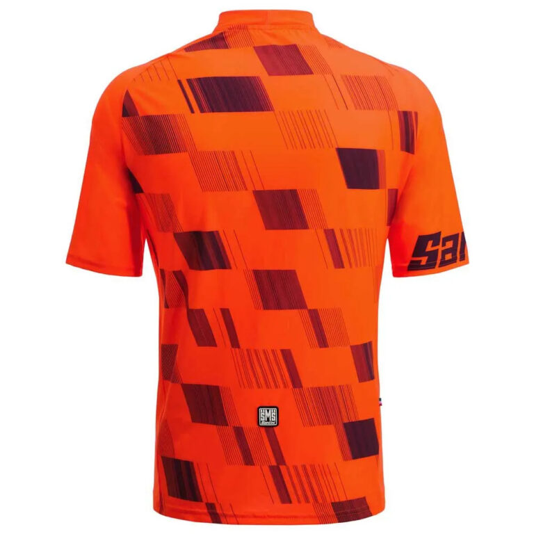 Santini Fibra Short Sleeve Enduro Jersey XS Orange - L Orange - Image 2