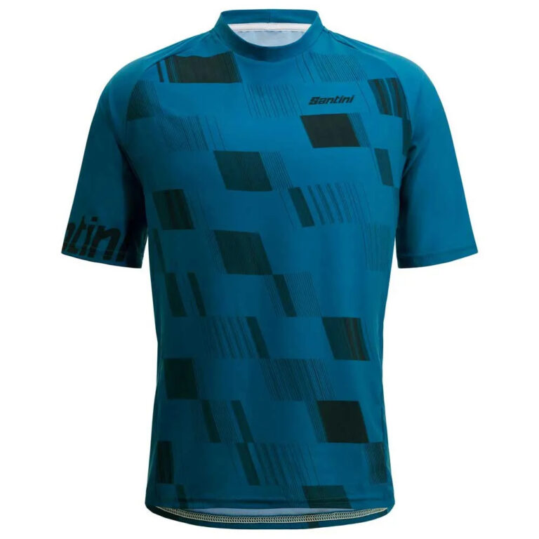 Santini Fibra Short Sleeve Enduro Jersey S Turquoise - L Turquoise