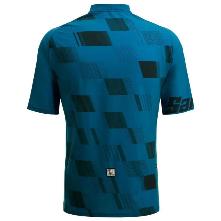 Santini Fibra Short Sleeve Enduro Jersey S Turquoise - L Turquoise - Image 2