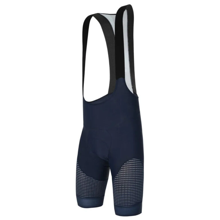 Santini Forza Indoor Collection Bib Shorts 2XS Navy Blue / Grey - 4XL Navy Blue / Grey - Image 3