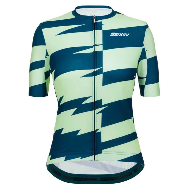 Santini Furia Smart Short Sleeve Jersey 2XS Green - 2XL Green - Image 3