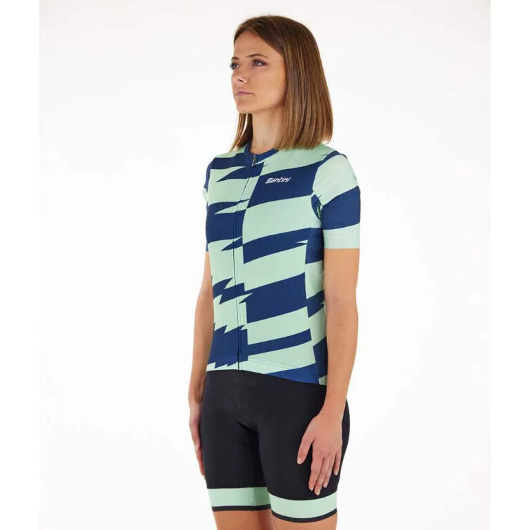 Santini Furia Smart Short Sleeve Jersey 2XS Green - 2XL Green - Image 4