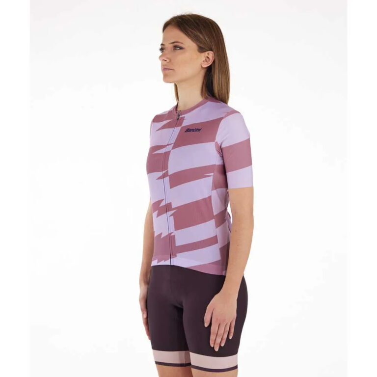 Santini Furia Smart Short Sleeve Jersey 2XS Lilac - 3XL Lilac - Image 4