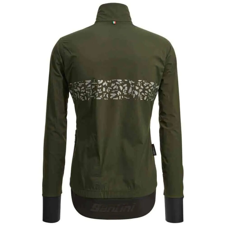 Santini Gard Neo Shell Long Sleeve Jersey S Military Green - Image 2