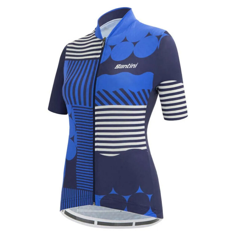 Santini Giada Optic Short Sleeve Jersey XL Blue - Image 3