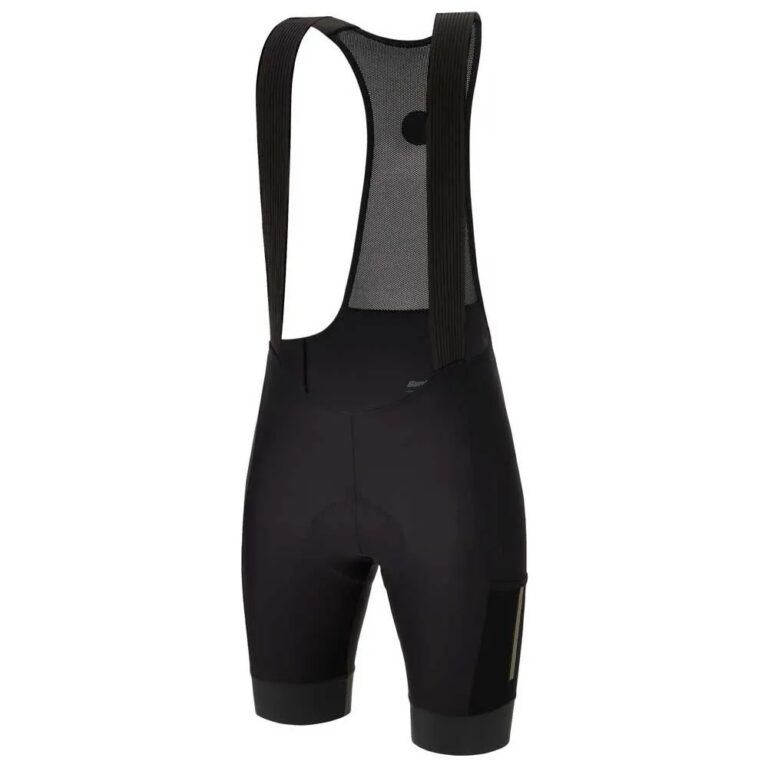 Santini Gravel Bib Shorts 2XS Black - 3XL Black - Image 3