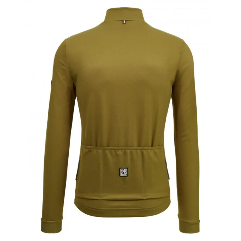 Santini Gravel Core Long Sleeve Jersey 2XL Military Green - Image 2