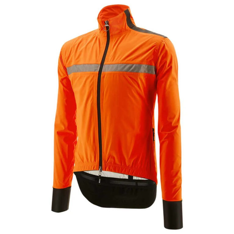 Santini Guard Neo Shell Jacket XS Orange Fluo - 4XL Orange Fluo - Image 3