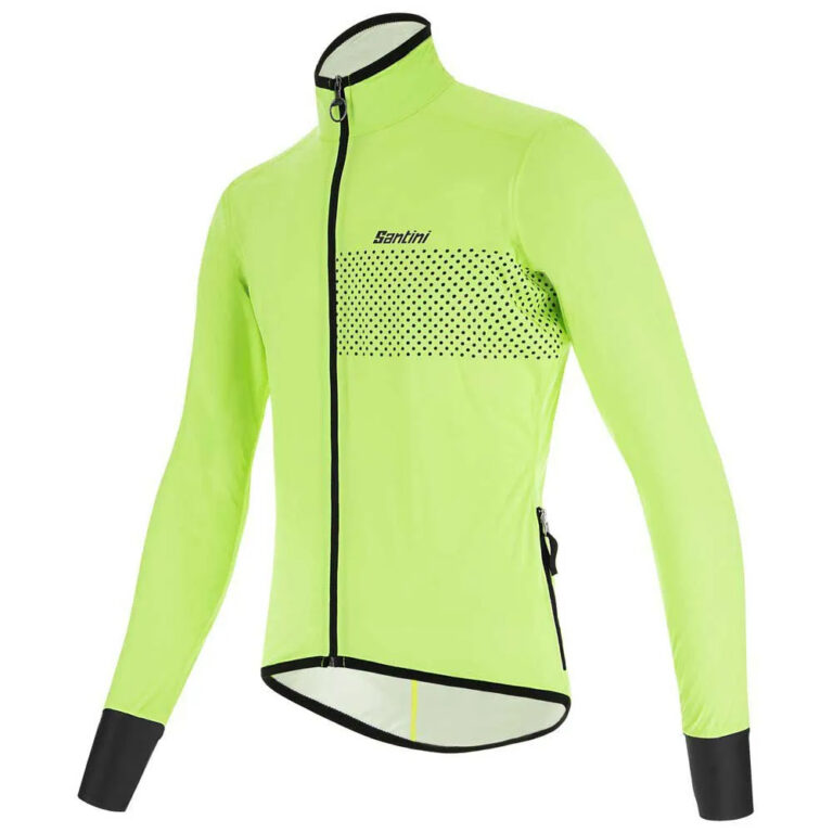 Santini Guard Nimbus Jacket XS Flashy Green - 3XL Flashy Green - Image 3