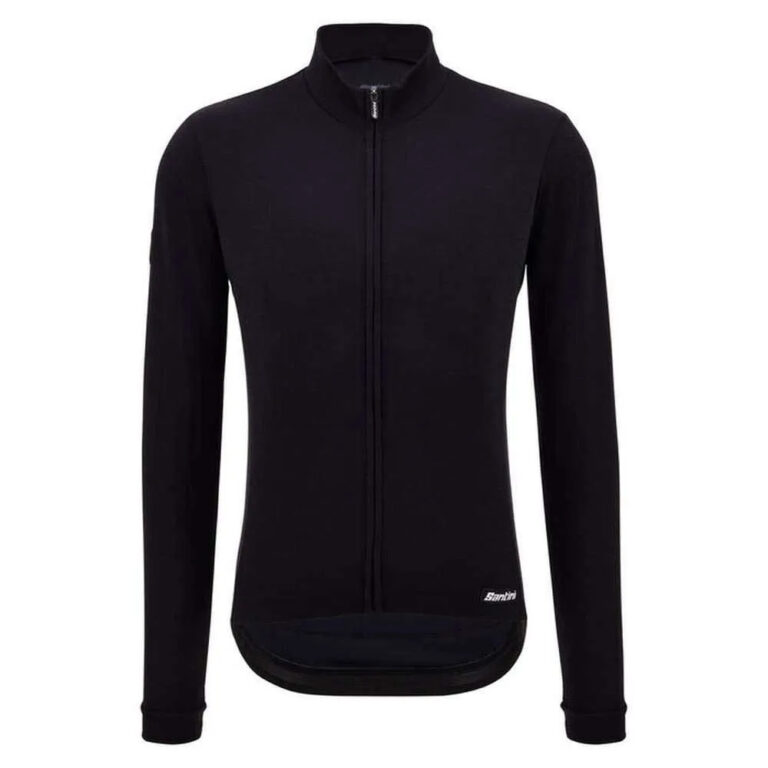 Santini Impetus Long Sleeve Jersey L Black