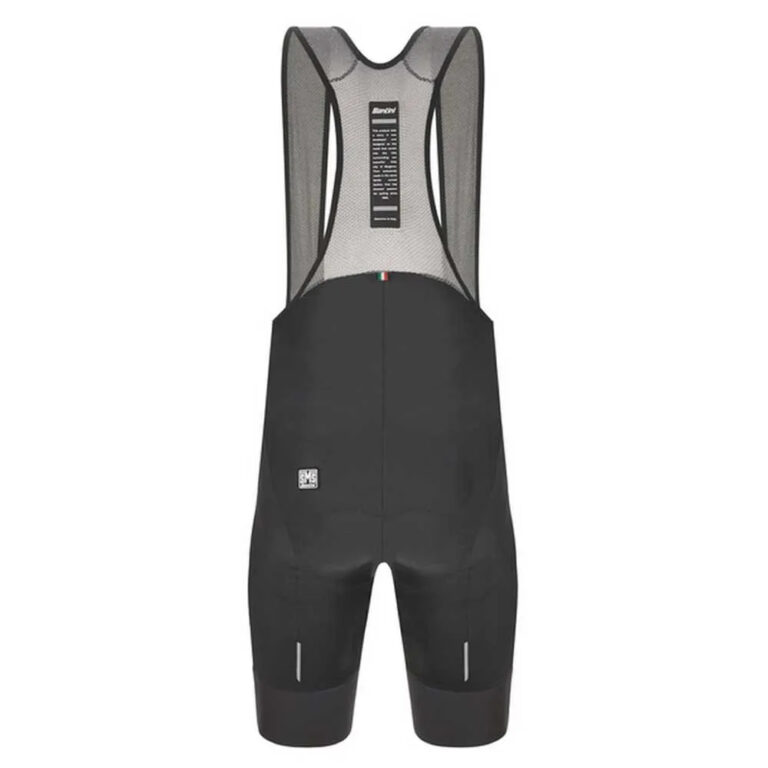 Santini Karma Delta Bib Shorts XS Asphalt Gray - 4XL Asphalt Gray - Image 2