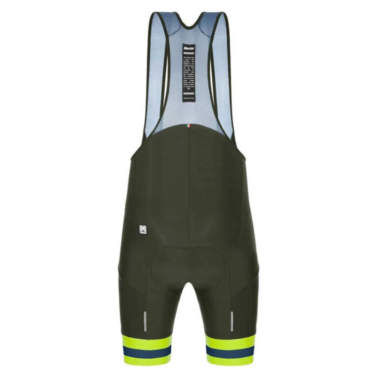 Santini Karma Kinetic Bib Shorts XS Military Green - S Military Green - Image 2